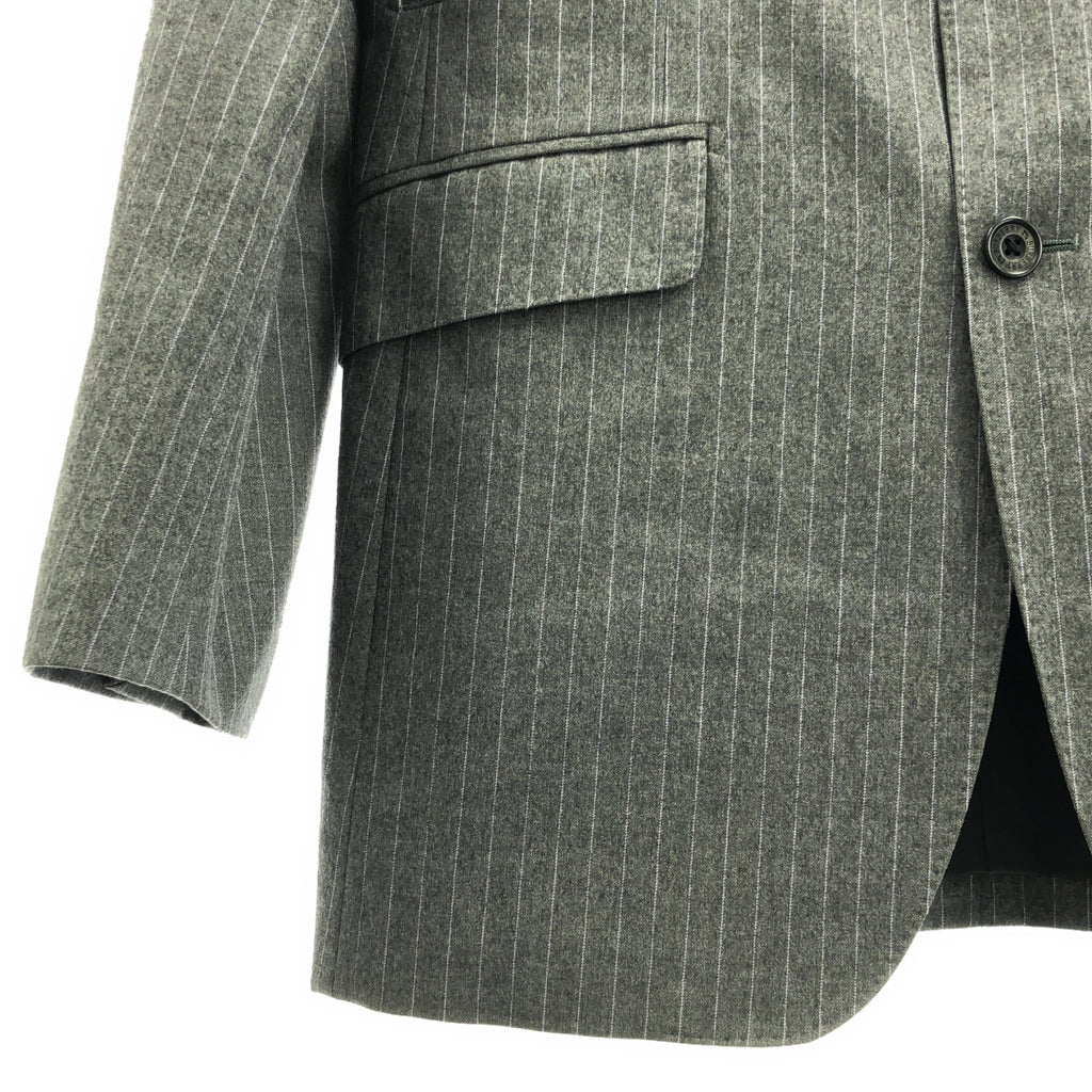 BURBERRY BLACK LABEL / バーバリーブラックレーベル | セットアップ / ウール ストライプ テーラードジャケット スラックス | 38 | メンズ