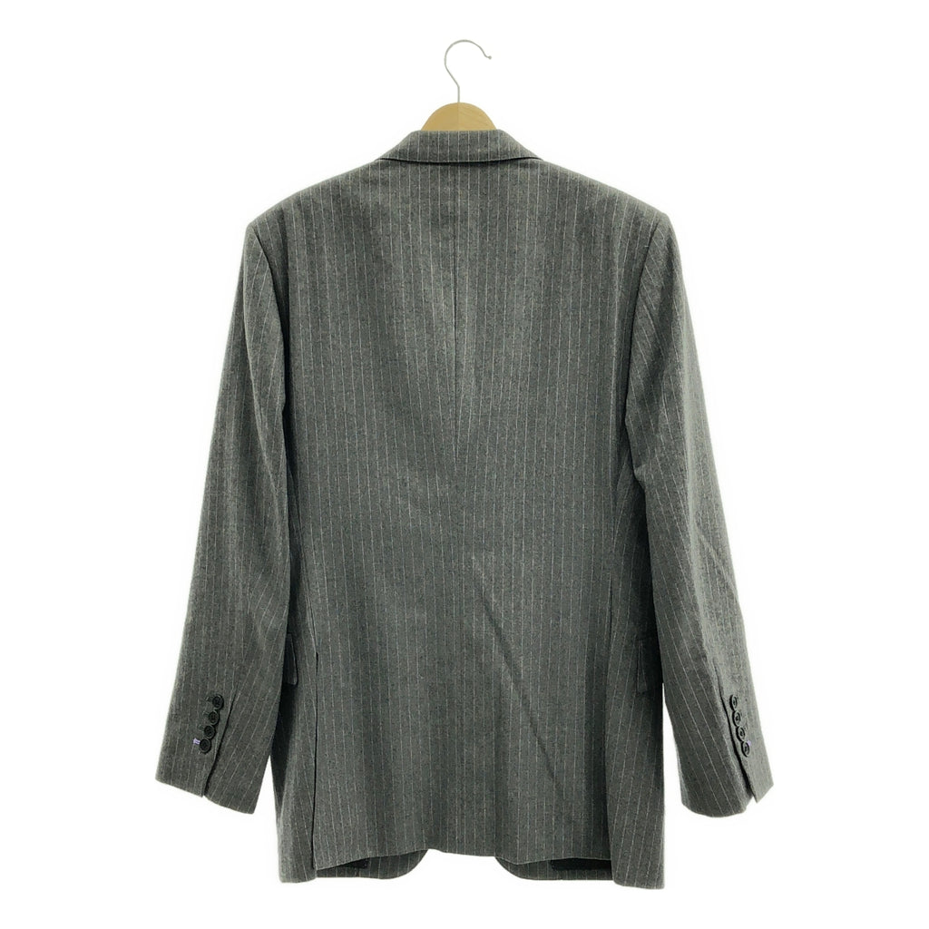 BURBERRY BLACK LABEL / バーバリーブラックレーベル | セットアップ / ウール ストライプ テーラードジャケット スラックス | 38 | メンズ
