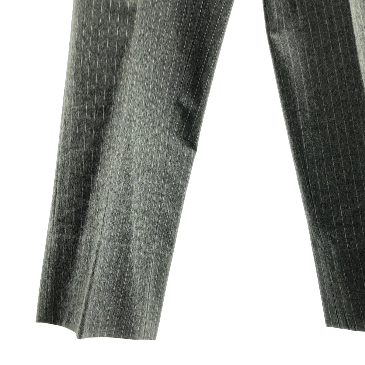 BURBERRY BLACK LABEL / バーバリーブラックレーベル | セットアップ / ウール ストライプ テーラードジャケット スラックス | 38 | グレー / パープル | メンズ