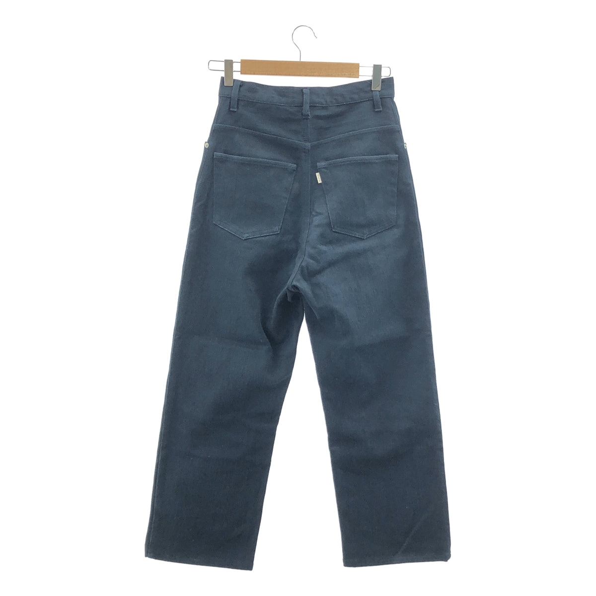 BLAMINK | 後口袋直筒褲 | 36碼 | 海軍藍 | 女款