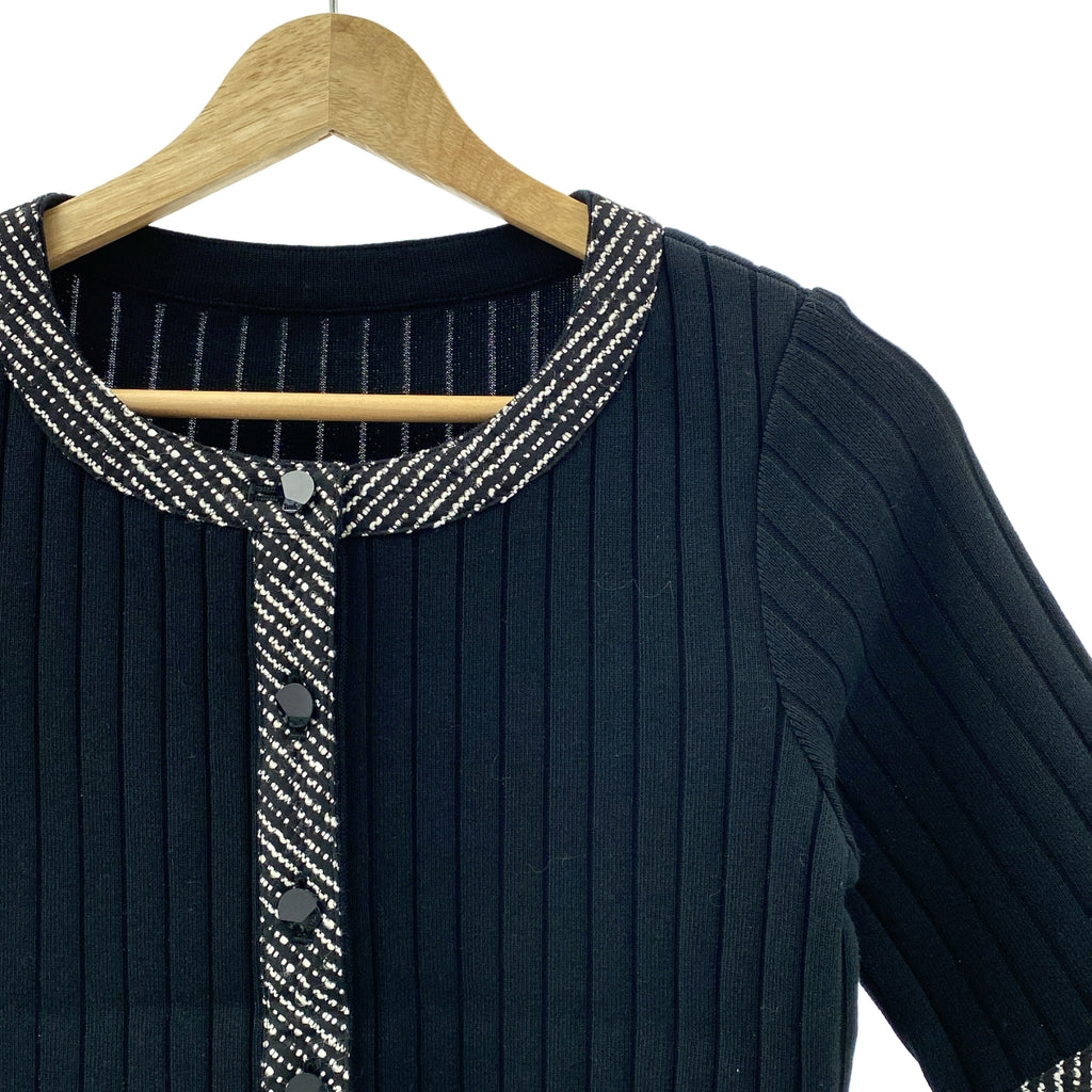 Rene | 羅紋短袖開襟衫 | 尺寸 36 |