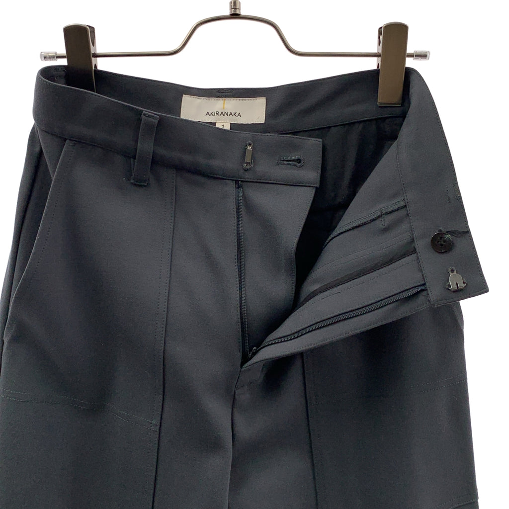 AKIRANAKA | 人造絲混紡闊腿喇叭褲 | 1 |
