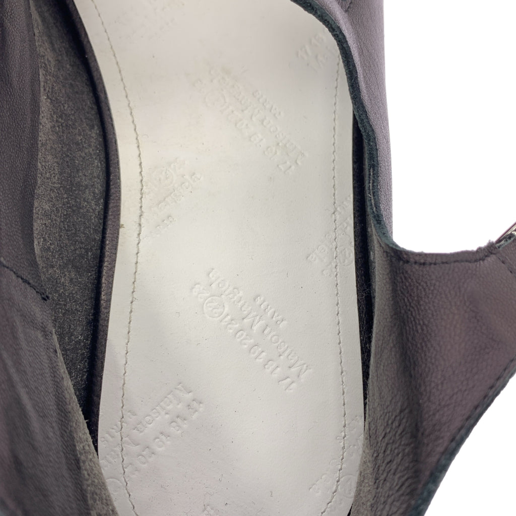 Maison Margiela |巴黎時裝週Tabi 雙肩帶芭蕾舞鞋 | Tabi 皮革綁帶芭蕾平底鞋 | SHOPBOP