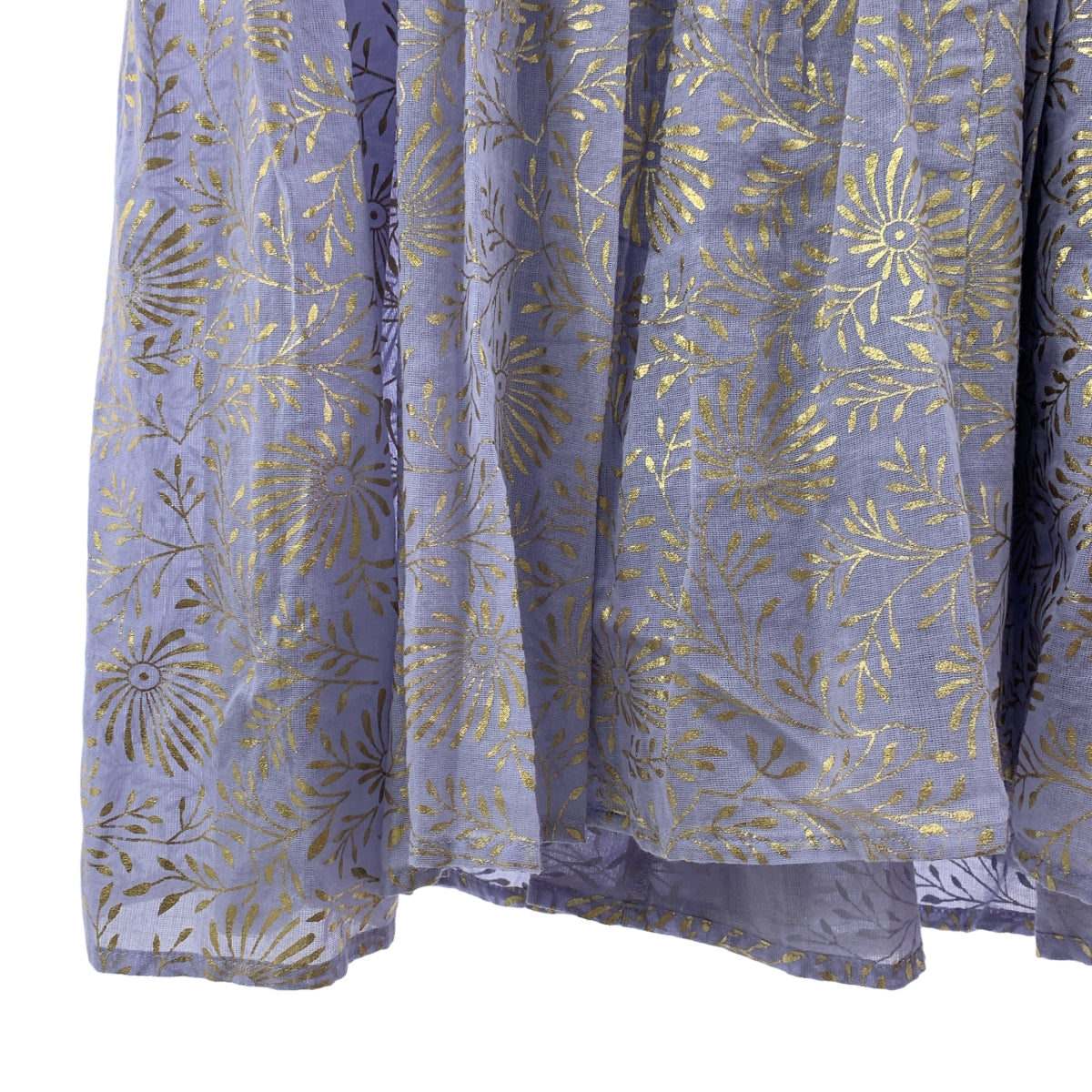 ne Quittez pas / ヌキテパ | コットンボイル 箔プリント ワンピース | M | レディース