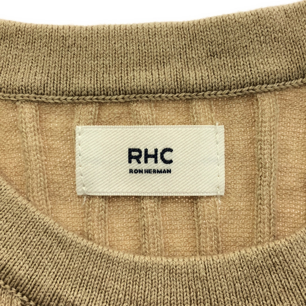 RHC Ron Herman | 羊毛羅紋圓領針織衫 | XS | 米色 | 女款