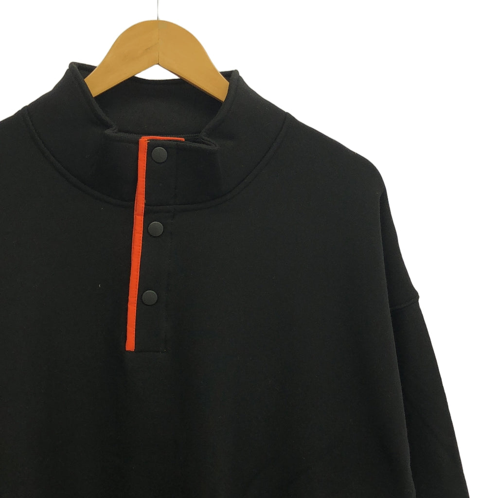 【美品】  TIGHTBOOTH PRODUCTION / タイトブースプロダクション | 2020AW | ×CHAOS FISHING CLUB FISHING SNAP SWEAT | L | ブラック | メンズ