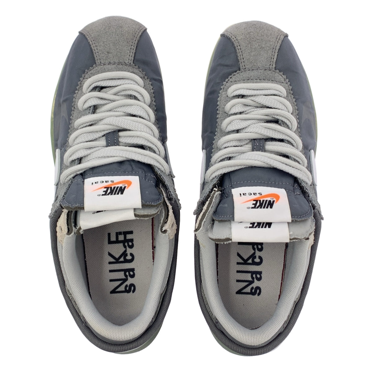 sacai | 2022 秋冬 | Nike Zoom Cortez 鐵灰色運動鞋 | 26 號 | 灰色 | 男款