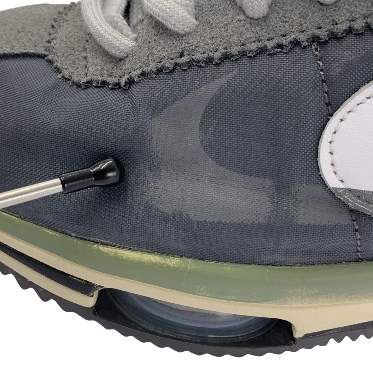 sacai | 2022 秋冬 | Nike Zoom Cortez 鐵灰色運動鞋 | 26 號 | 灰色 | 男款