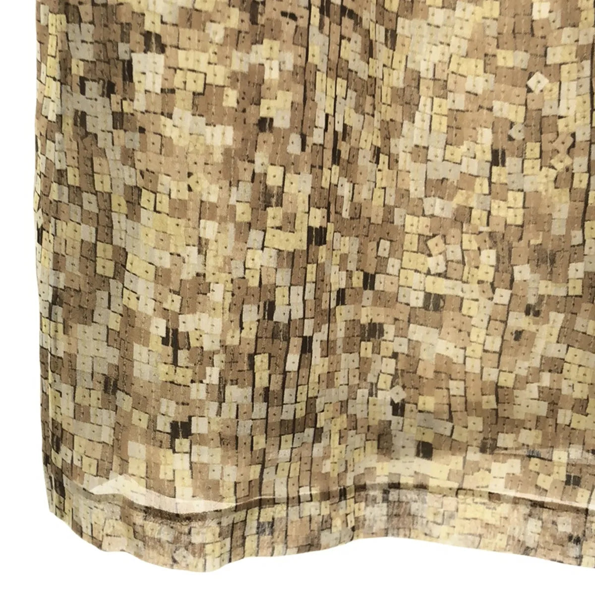 GILMAR / 질마르 | 총 무늬 프린트 슬리브리스 캐미 원피스 / 총 안감 | 42 | 브라운 계열 | 여성