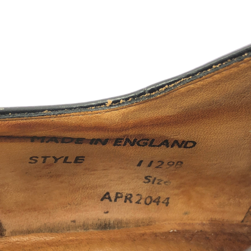 SANDERS / サンダース | 1129B Military Punched Cap Derby ミリタリー ストレートチップ レザー ダービーシューズ | 7 1/2 | ブラック | メンズ