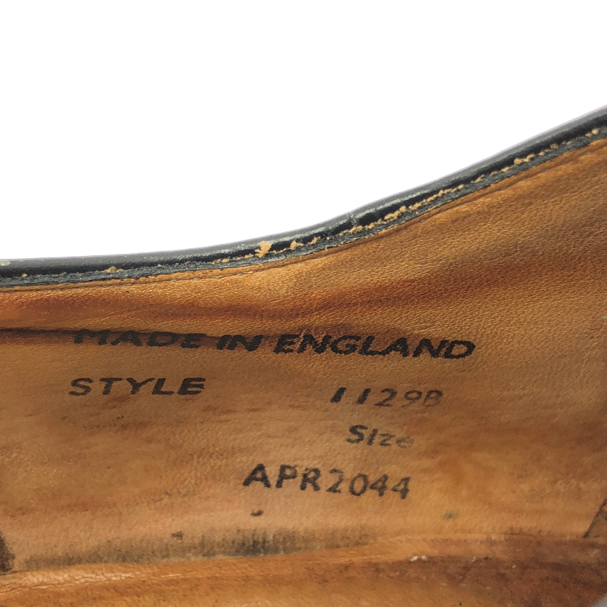 SANDERS / サンダース | 1129B Military Punched Cap Derby ミリタリー ストレートチップ レザー ダービーシューズ | 7 1/2 | ブラック | メンズ