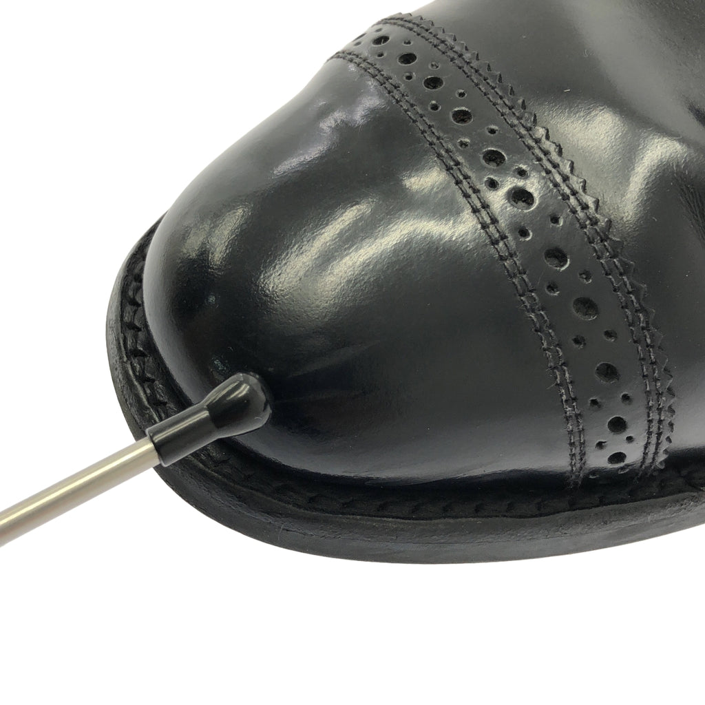 SANDERS / サンダース | 1129B Military Punched Cap Derby ミリタリー ストレートチップ レザー ダービーシューズ | 7 1/2 | ブラック | メンズ