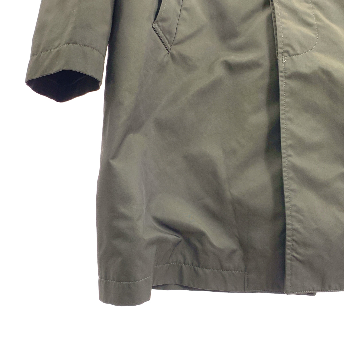 A.P.C. / 아페쎄 | 폴리에스테르 스탠드 카라 코트 | 1 | 카키 | 남성