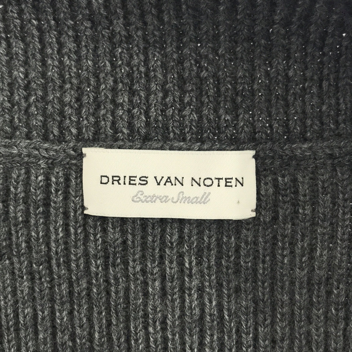 DRIES VAN NOTEN / ドリスヴァンノッテン | 2019AW | Vネック ニットベスト | Extra Small | メンズ