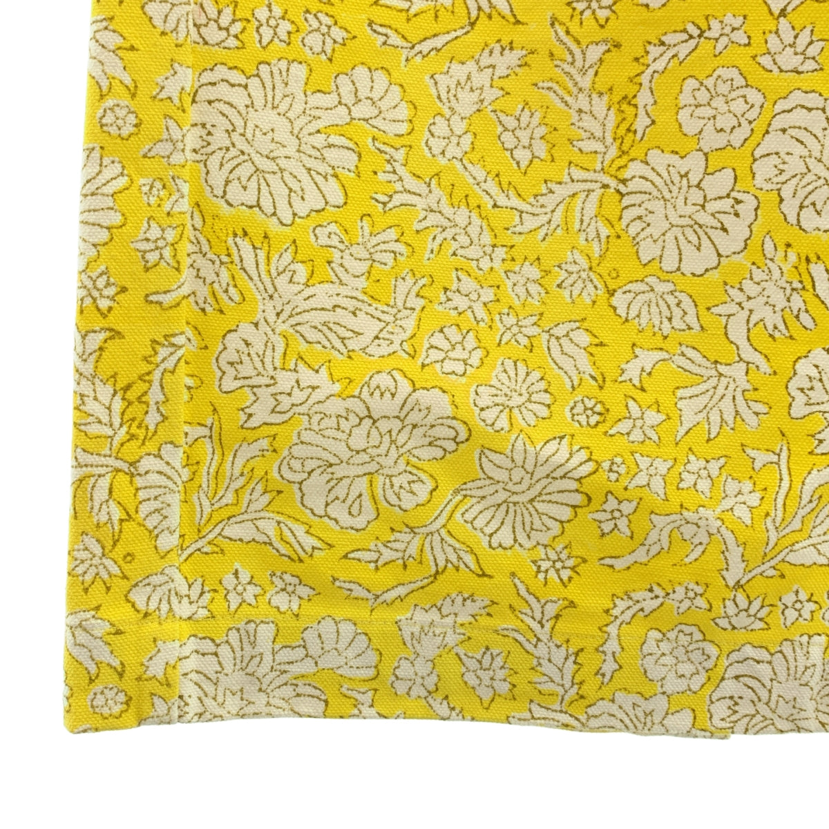 SZ Blockprints / エスゼットブロックプリント | × Ron Herman / ロンハーマン Nila Print Skirt / 総柄 フラワー バックジップ スリット スカート | S | イエロー | レディース