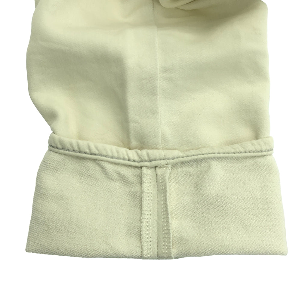 YANUK / 야누크 | 로고 가죽 패치 화이트 데님 팬츠 | 26 | 여성