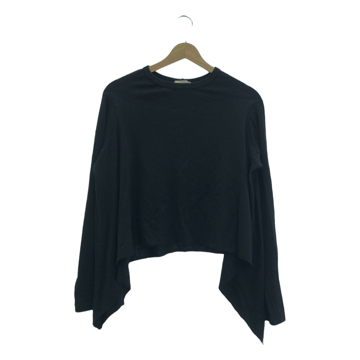 COMME des GARCONS / 콤데 갤슨 | 2009AW | 울 드레이프 풀오버 니트 | M | 블랙 | 여성