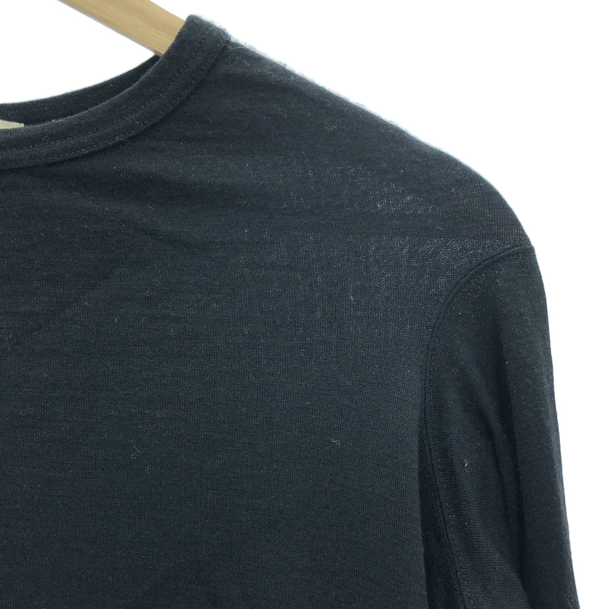 COMME des GARCONS / 콤데 갤슨 | 2009AW | 울 드레이프 풀오버 니트 | M | 블랙 | 여성