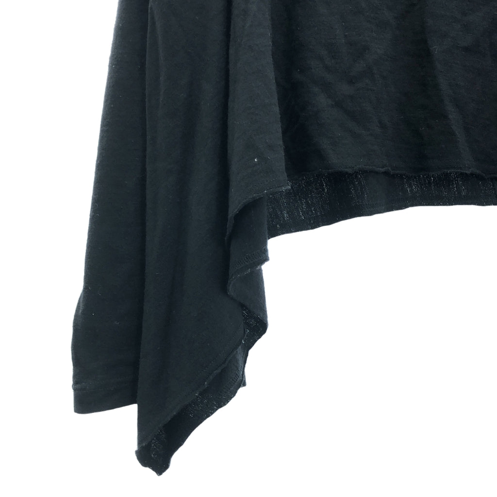 COMME des GARCONS / 콤데 갤슨 | 2009AW | 울 드레이프 풀오버 니트 | M | 블랙 | 여성