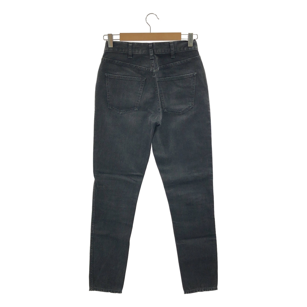 CELINE / セリーヌ | W_SK_001 コットン ストレッチ スキニー デニムパンツ | 26 | ブラック | レディース