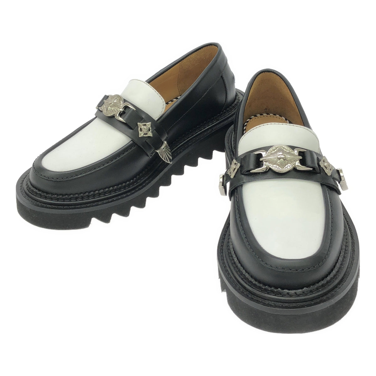 TOGA PULLA | Shark sole loafer metal plate loafers | 38 | Women's