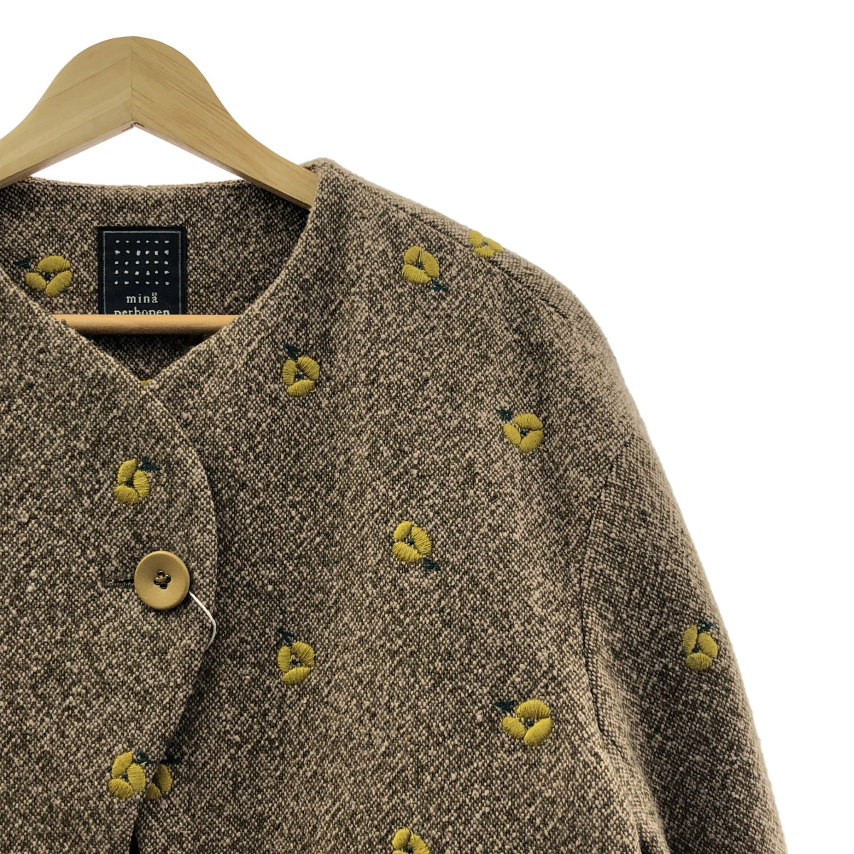 minä perhonen 花柄ジャケット mina perhonen 【美品/2024SS/定価8.3万】ミナペルホネン