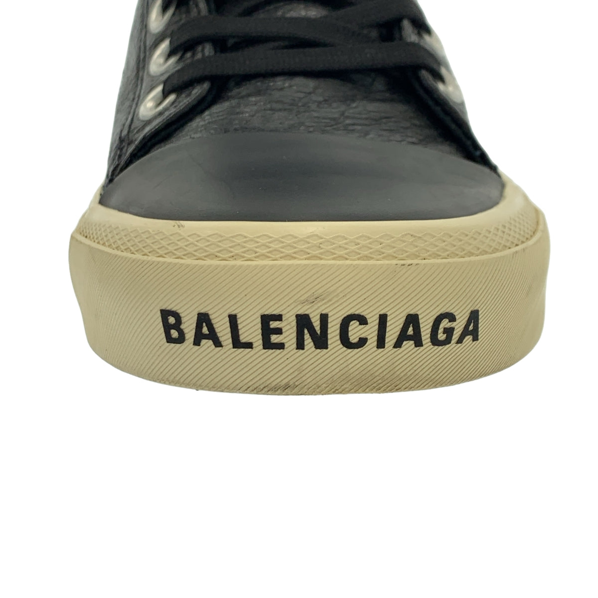 【美品】  BALENCIAGA / バレンシアガ | PARIS HIGH TOP Leather / パリス ハイトップ レザー スニーカー | 36 | ブラック | レディース