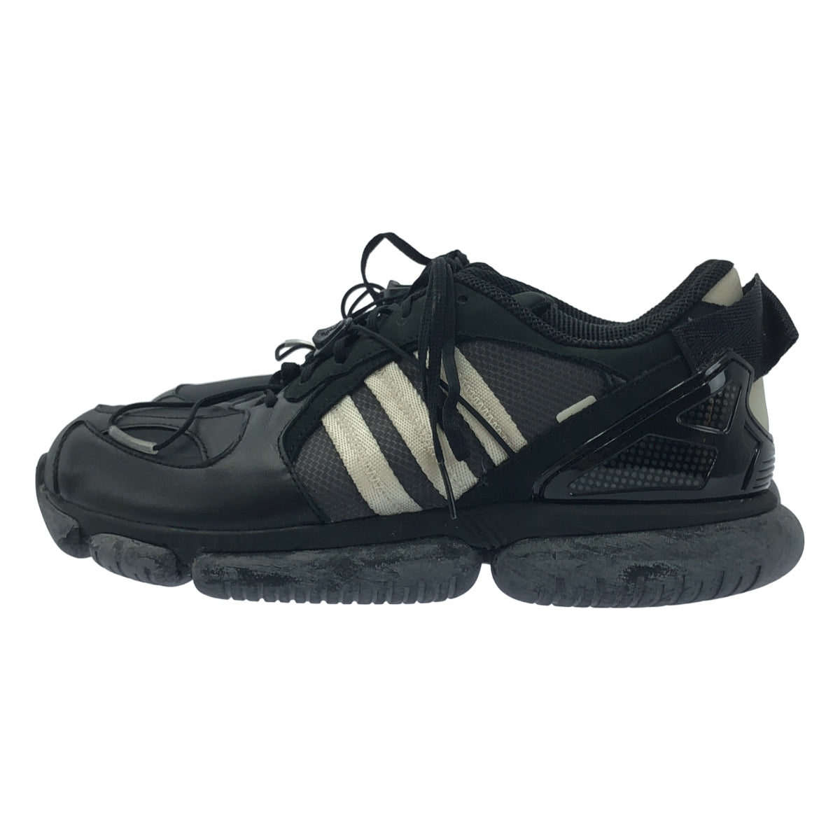 【美品】  OAMC / オーエーエムシー | × adidas / アディダス Type O-6 / FY6728 レザー ローカット スニーカー | 27 | ブラック | メンズ