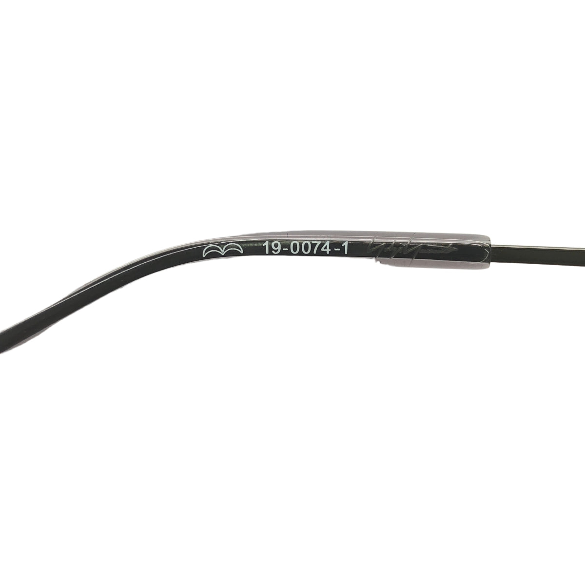 山本耀司 | 19-0074 透明金屬框方形眼鏡 | 50◻︎21-140 |黑色的