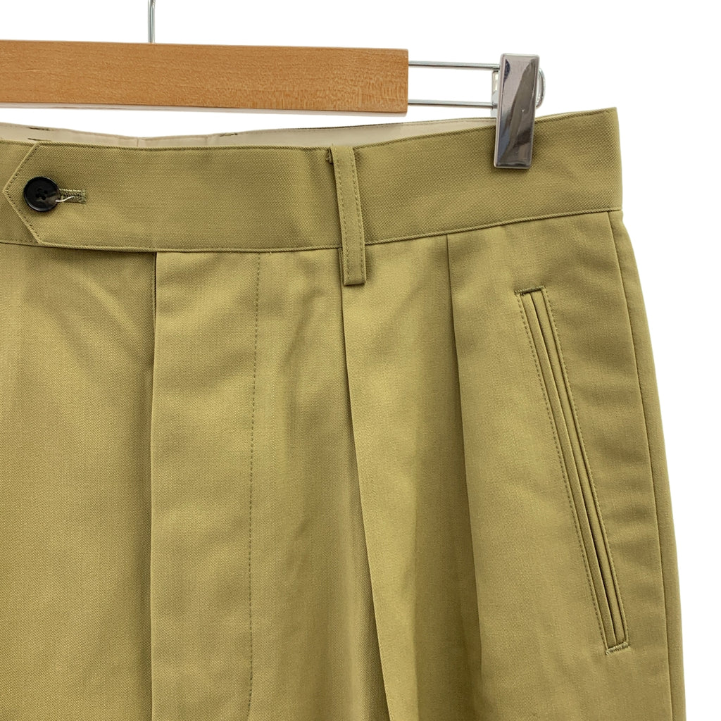 The CLASIK / 더 클래식 | DOUBLE PLEATS TROUSER HIGH DENCE WOOL GABARDINE 울 가바 2 플리츠 트라우저 팬츠 |