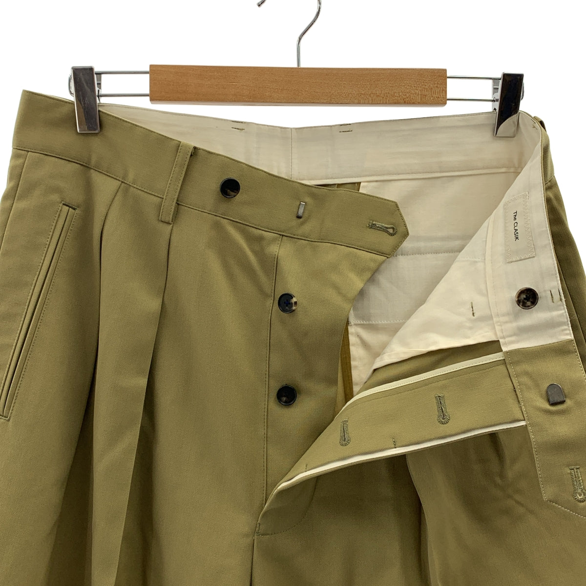 The CLASIK / 더 클래식 | DOUBLE PLEATS TROUSER HIGH DENCE WOOL GABARDINE 울 가바 2 플리츠 트라우저 팬츠 |