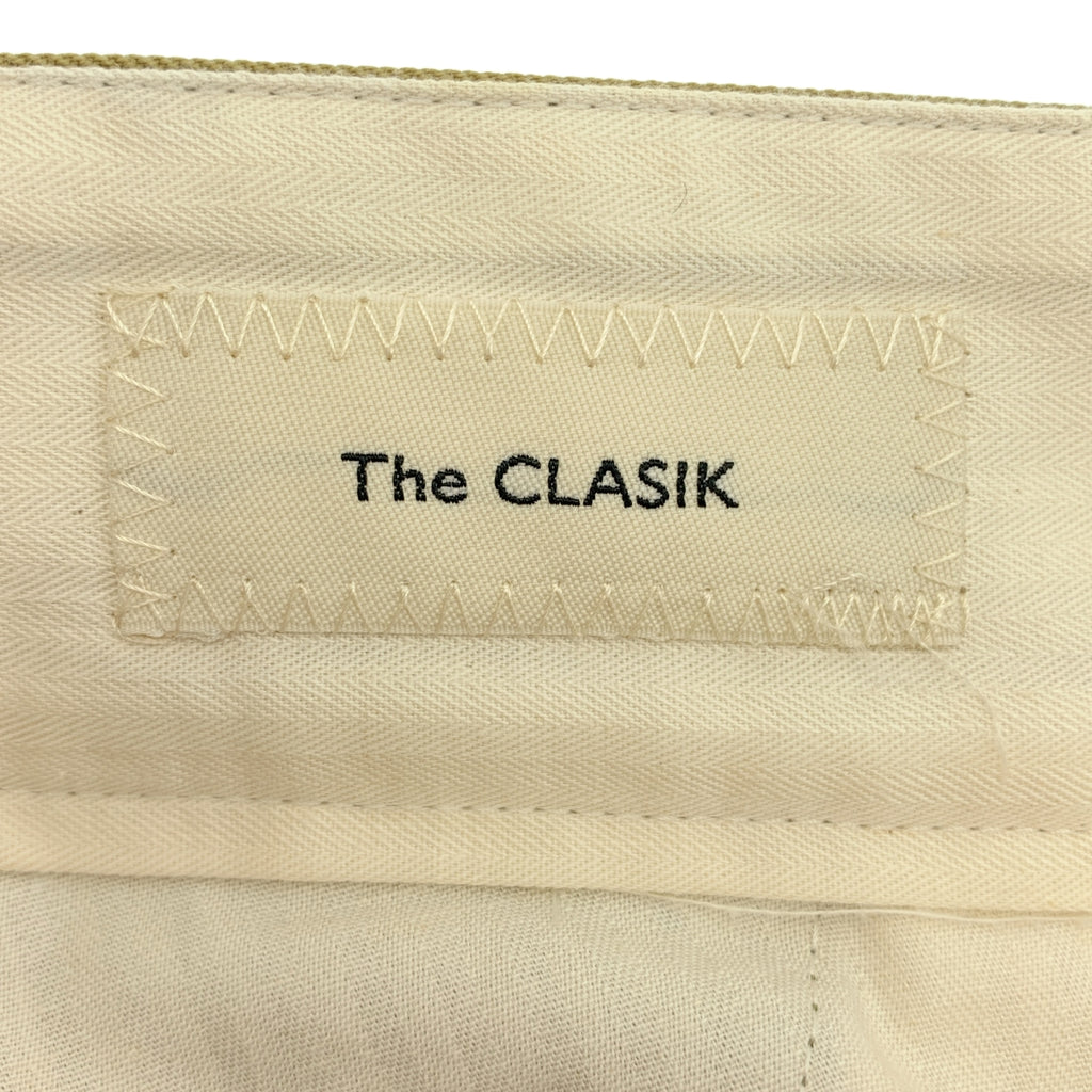 The CLASIK / 더 클래식 | DOUBLE PLEATS TROUSER HIGH DENCE WOOL GABARDINE 울 가바 2 플리츠 트라우저 팬츠 |