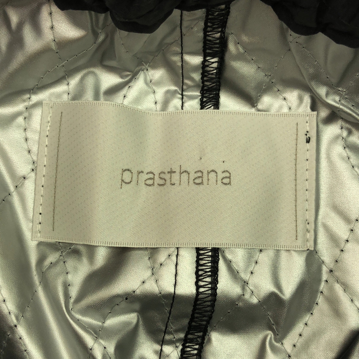 【新品】  prasthana / プラスターナ | quilting passive pants / パンツ | M | ブラック | メンズ