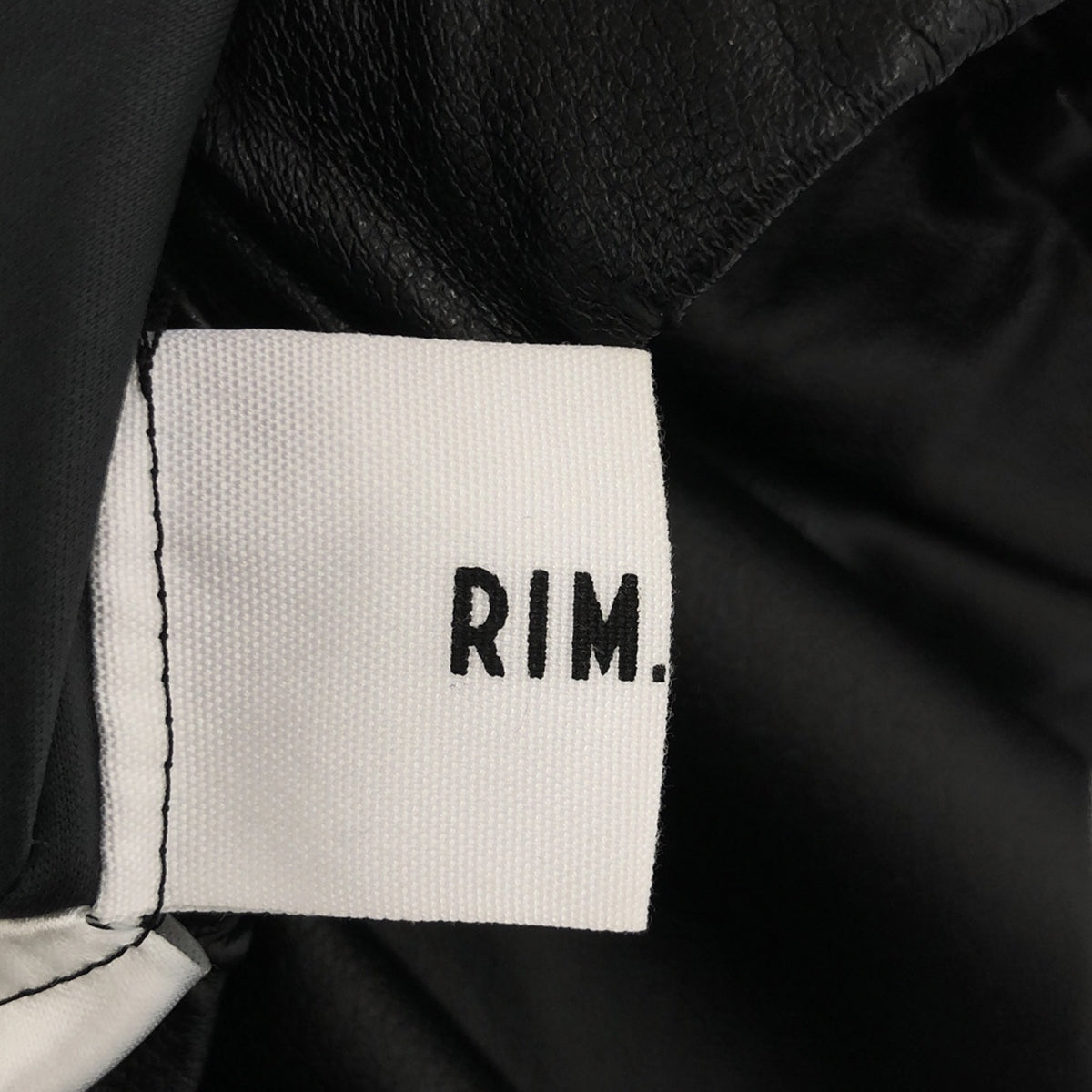 RIM.ARK / リムアーク | フェイクレザーパンツ | 36 | ブラック | レディース