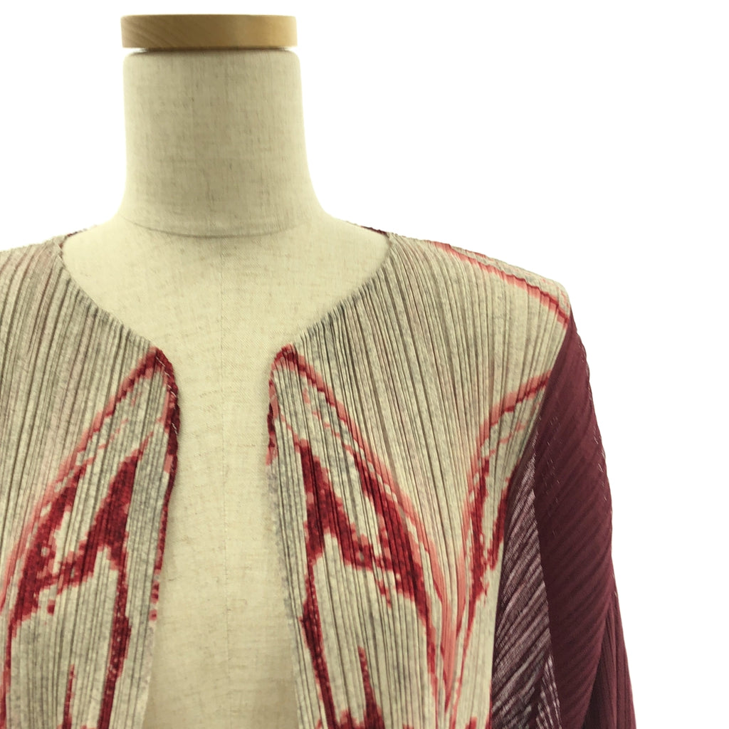 PLEATS PLEASE ISSEY MIYAKE / 플리츠 프리즈 이세이 미야케 | Ikat Tribal Pleats 변형 주름 가디건 | 3 |