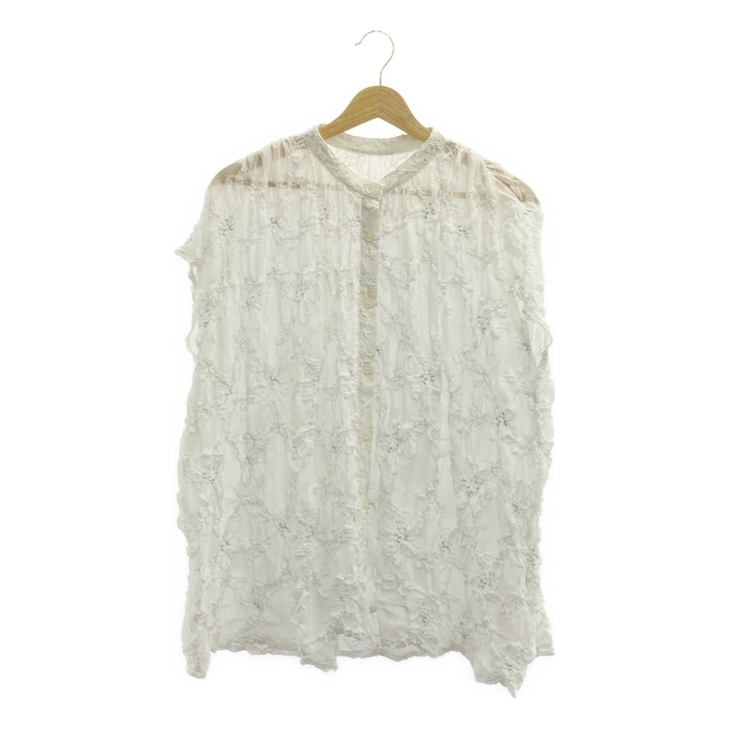 Rosy Monster / ロージーモンスター | ダブル クチュール シアー ブラウス | F | レディース