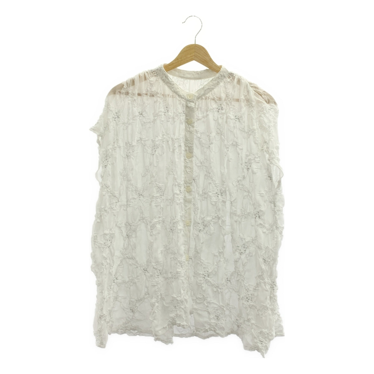 Rosy Monster / ロージーモンスター | ダブル クチュール シアー ブラウス | F | レディース