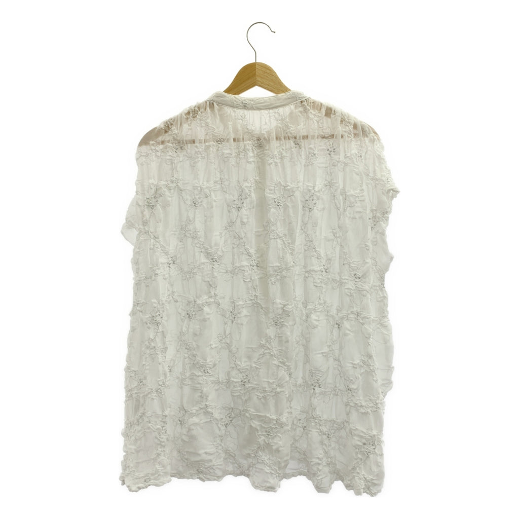 Rosy Monster / ロージーモンスター | ダブル クチュール シアー ブラウス | F | レディース