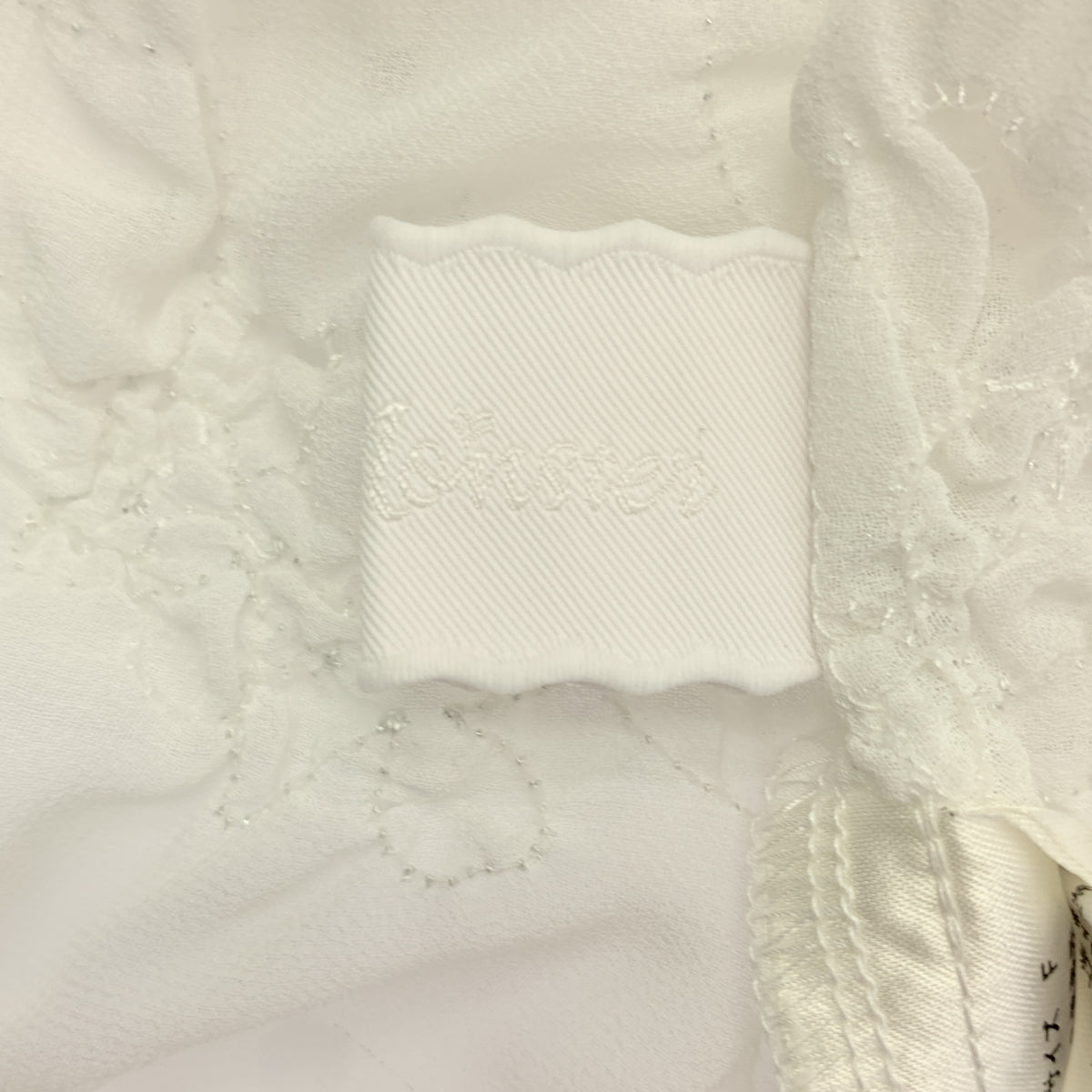 Rosy Monster / ロージーモンスター | ダブル クチュール シアー ブラウス | F | レディース