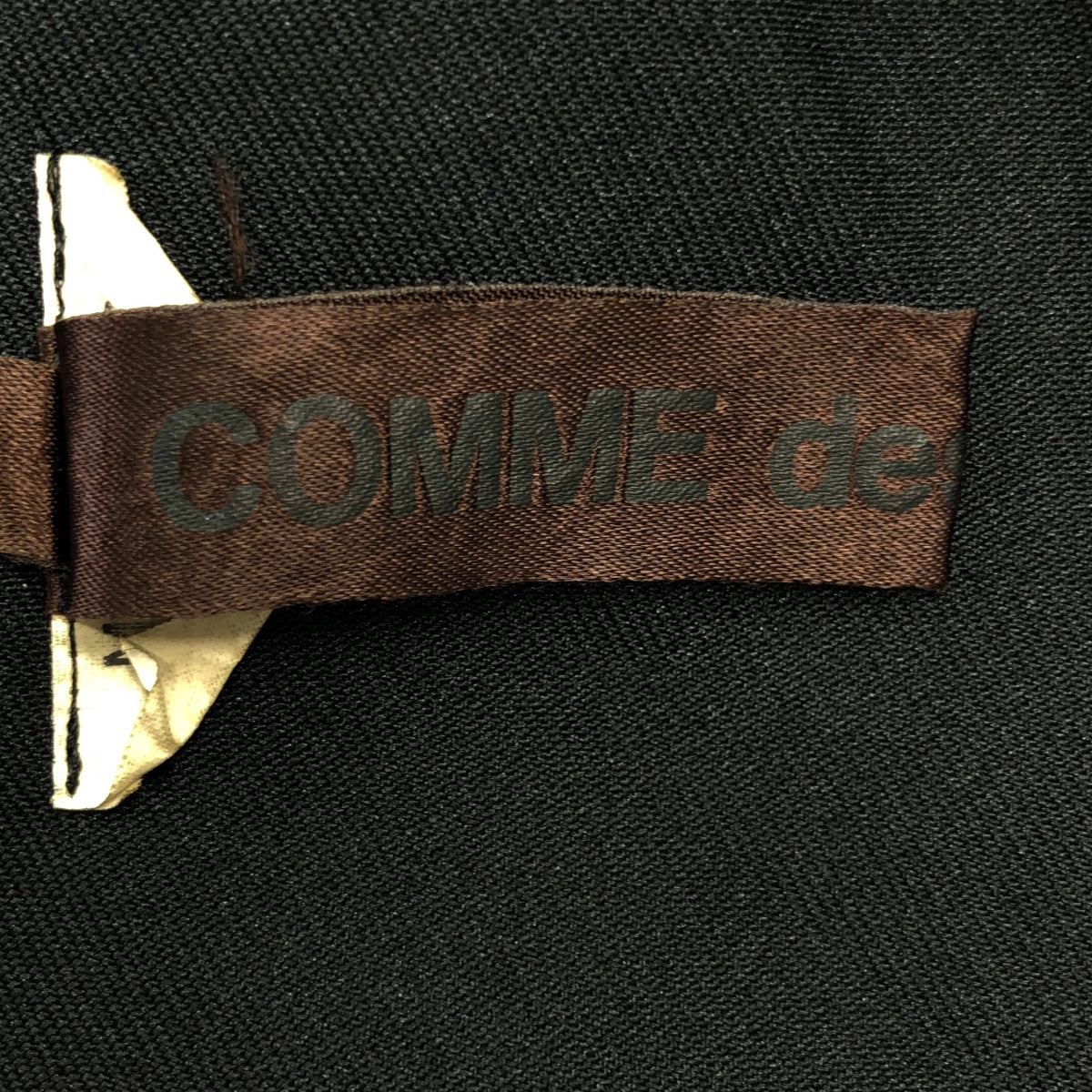 COMME des GARCONS / コムデギャルソン | ポリエステル 製品加工 変形 立体 レイヤード フリルスリーブ オーバー ドレス ワンピース | S | レディース