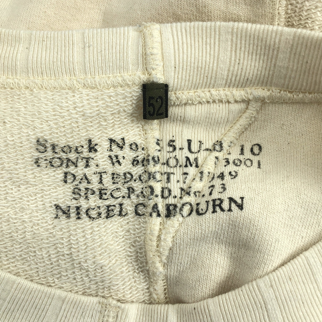 NIGEL CABOURN / ナイジェルケーボン | アーミークルージャージーミックススウェット | 52 | メンズ