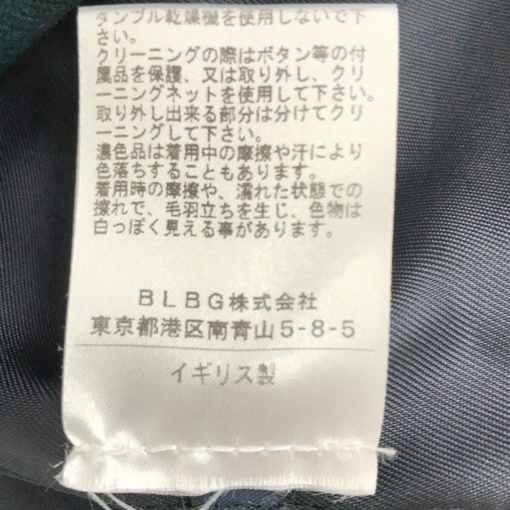 JOHNSTONS OF ELGIN / ジョンストンズ オブ エルガン | 英国製 Corby Factory コットン ツイル ウール チェック ライナー トレンチコート | UK10 | ネイビー | レディース