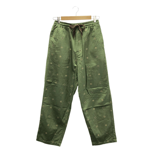 KAPITAL | Cotton rayon fleece lining, bean print discharge print pt easy pants | 1 | Men's