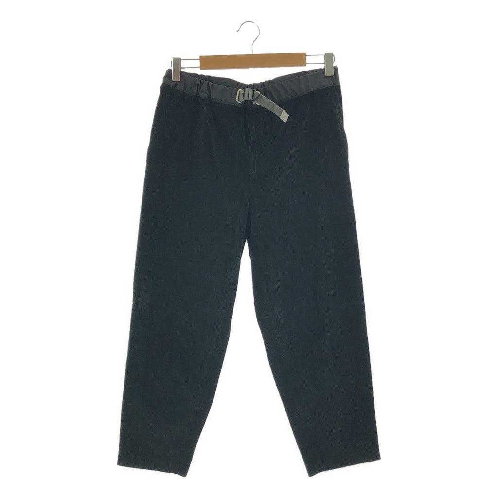 kolor BEACON / 컬러 비콘 | corduroy Tapered pants 코듀로이 팬츠 | 1 | 블랙 | 남성