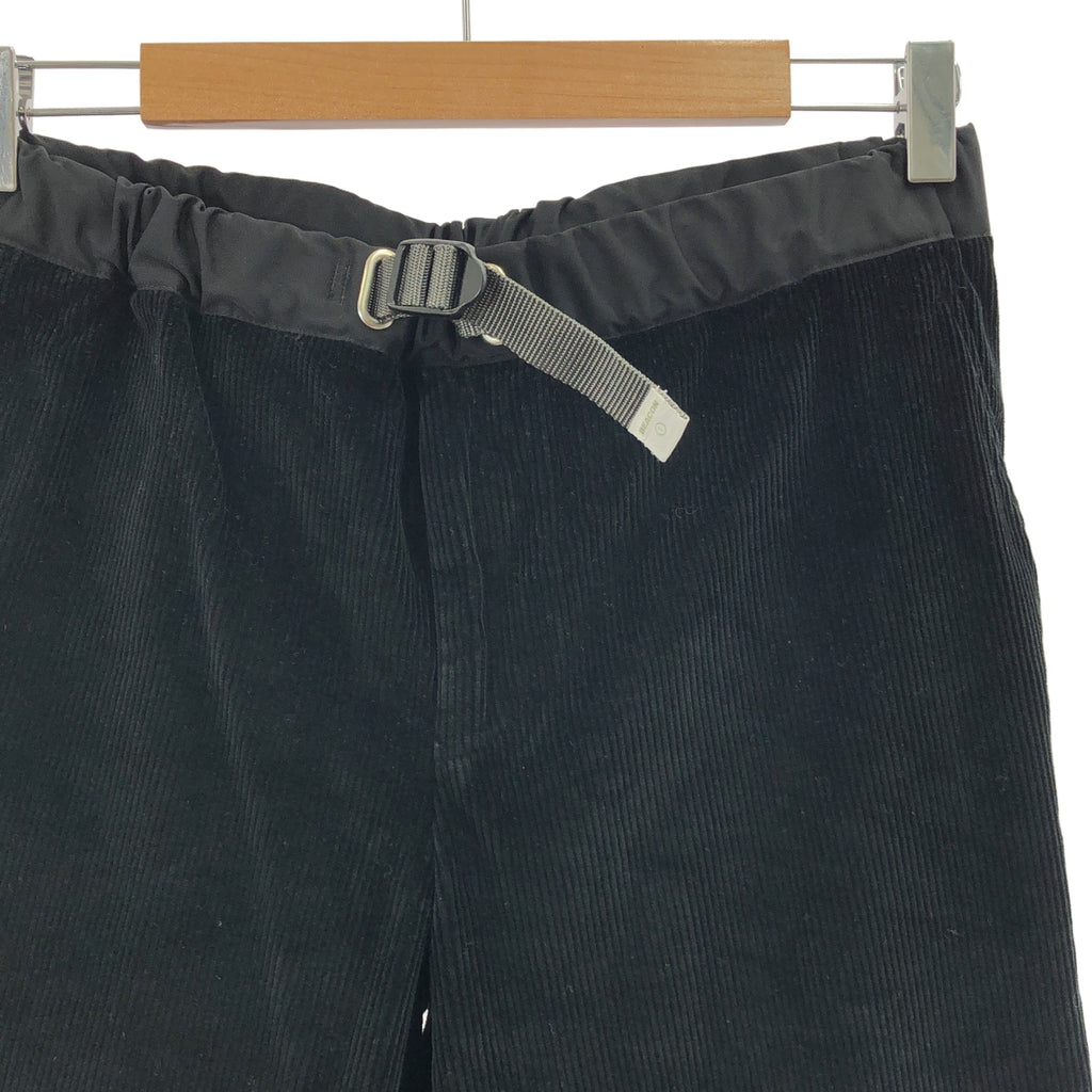 kolor BEACON / 컬러 비콘 | corduroy Tapered pants 코듀로이 팬츠 | 1 | 블랙 | 남성