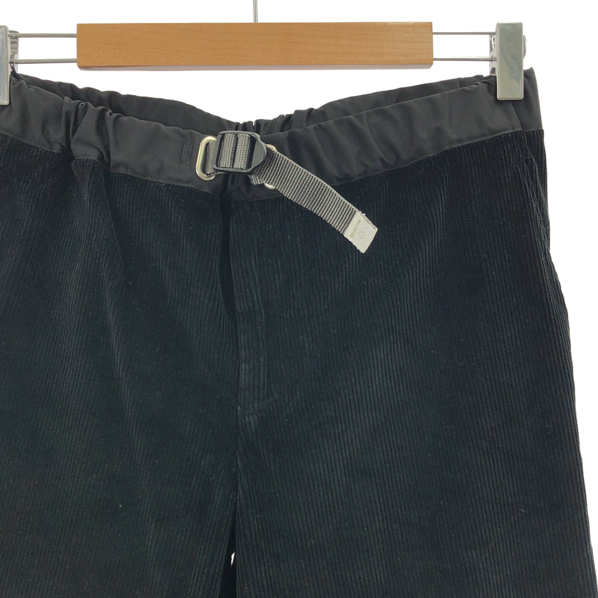 kolor BEACON / カラービーコン | corduroy Tapered pants コーデュロイ パンツ | 1 | ブラック | メンズ