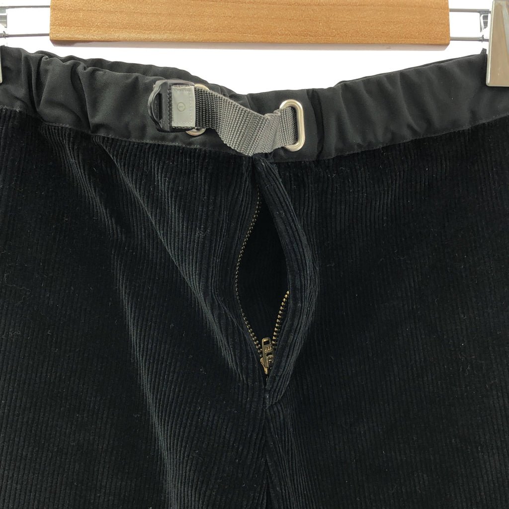kolor BEACON / 컬러 비콘 | corduroy Tapered pants 코듀로이 팬츠 | 1 | 블랙 | 남성