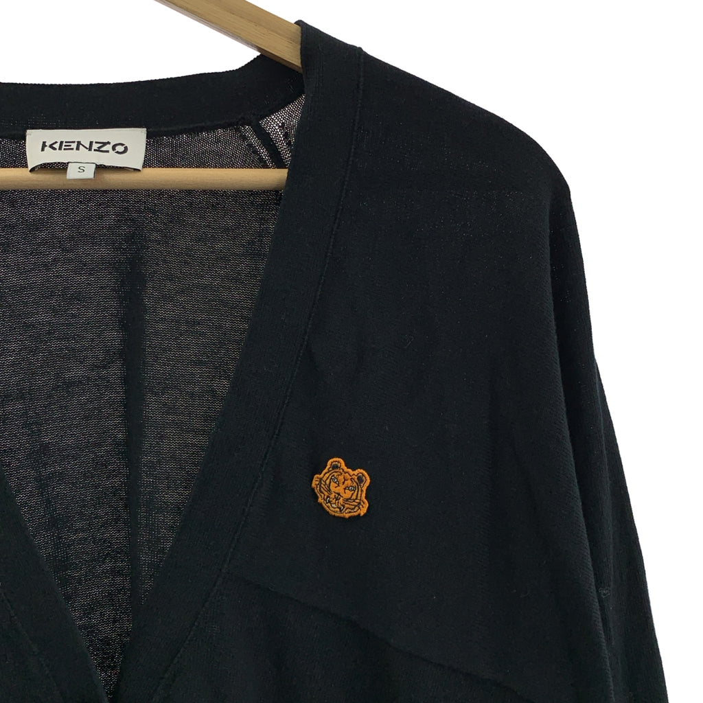 KENZO / ケンゾー | K-Tiger Crest cardigan タイガー パッチ カーディガン | S | ブラック | メンズ