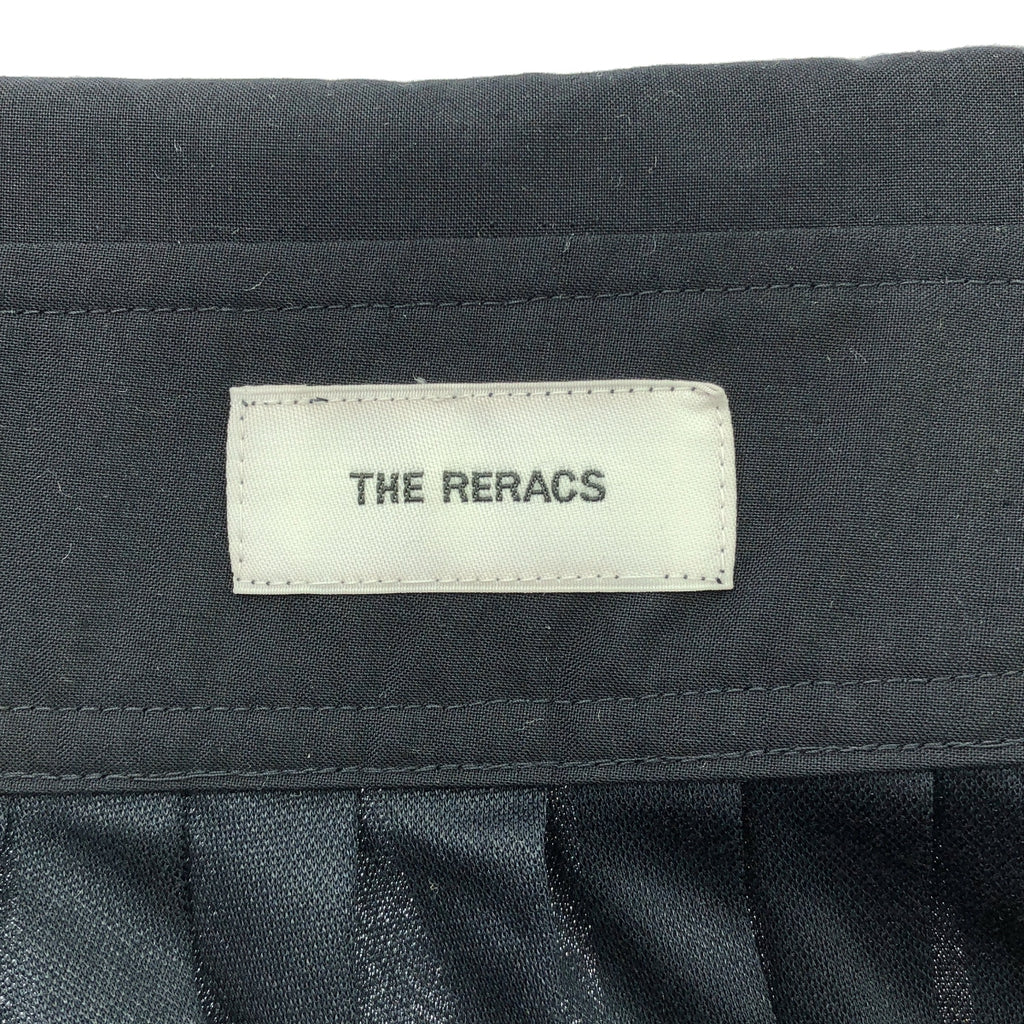 THE RERACS / ザリラクス | 2022SS | レーヨン プリーツ スカート | 36 | ブラック | レディース