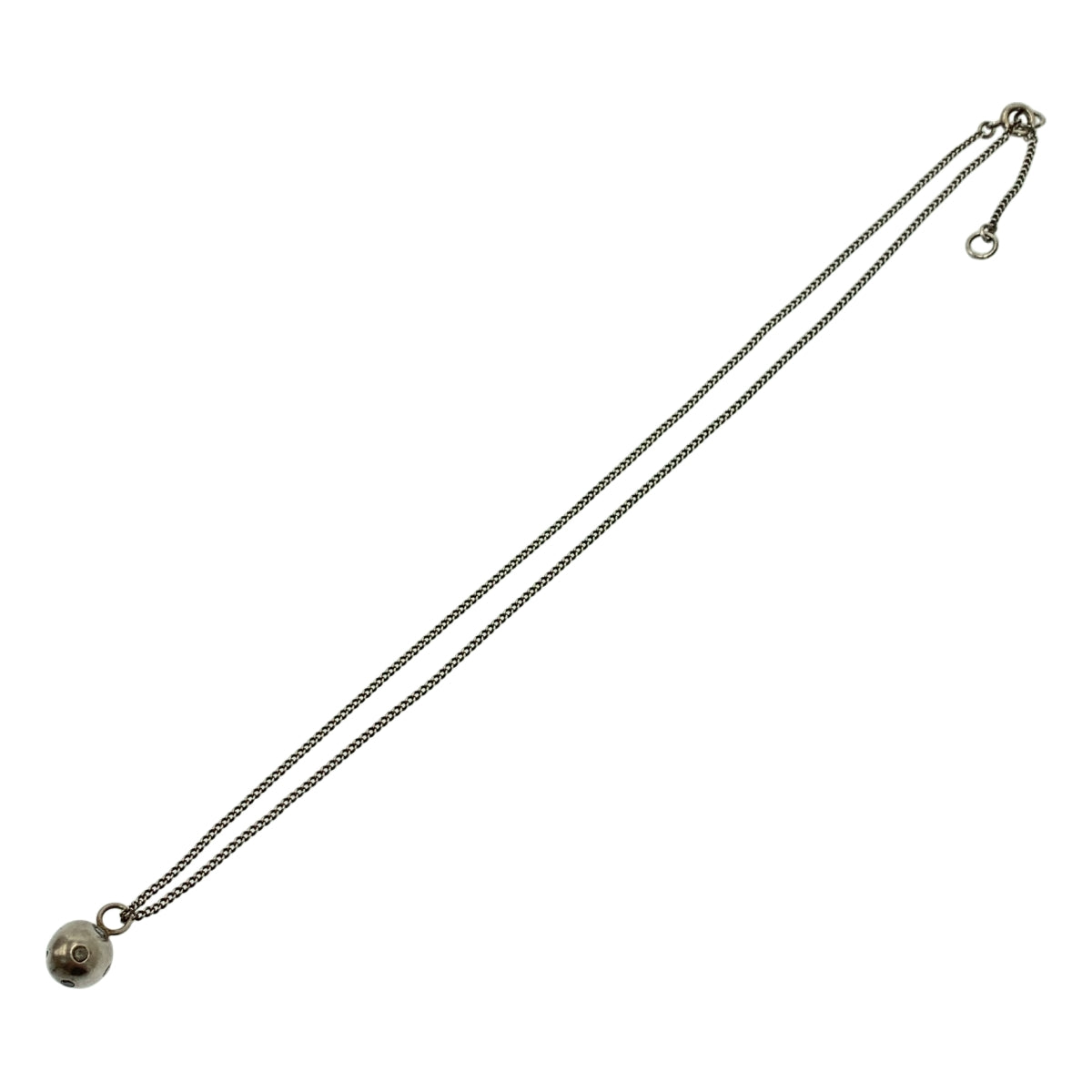 agete / 아가트 | 다이아몬드 0.20ct 볼 체인 목걸이 | 실버 | 여성